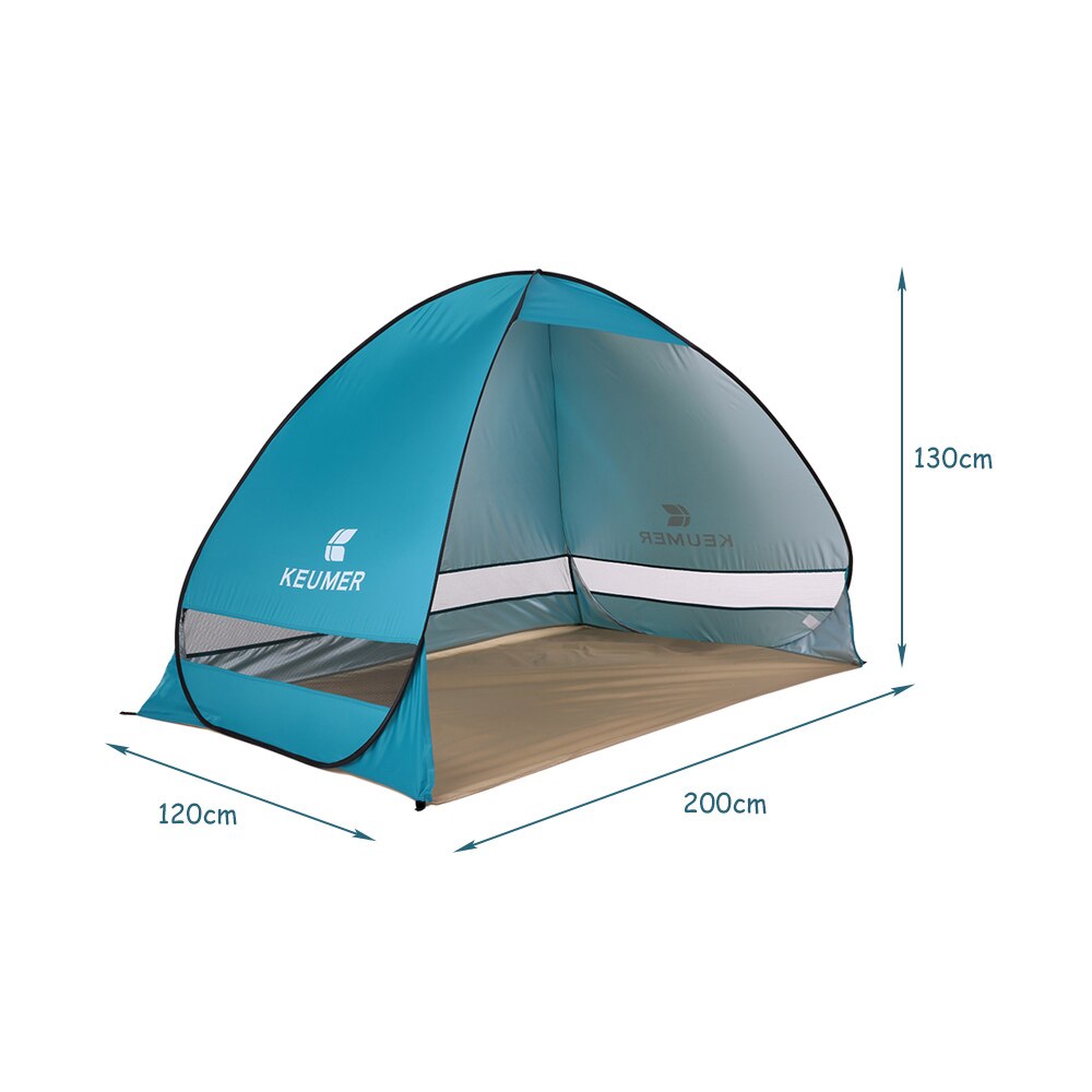 Cheap Goat Tents Outdoor Automatic Pop Up Instant Portable Cabana Beach Tent 2 Person Fishing Anti UV Beach Sunshade Shelter Sets Up In Seconds Tents 